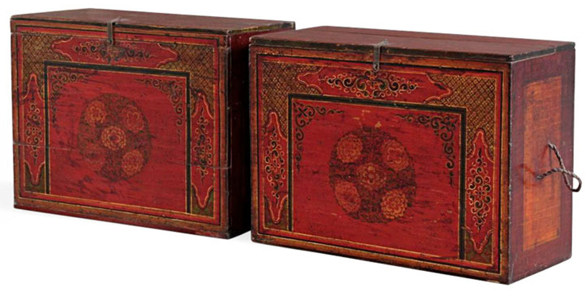 Some rare Tibetan and Mongolian Furniture on our next shipment of Chinese antiques