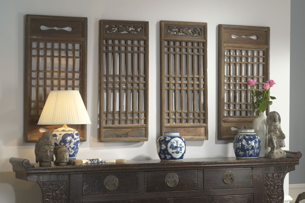 Chinese Carved Wooden Panels