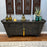 Dark Elm Antique Altar Cabinet
