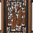Antique Carved Window Panel, Natural and Black