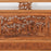 Antique Daybed Side Rail in Carved Relief