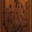 Camphor Wood Panel in Carved Relief