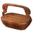 Food Carrying Basket with Carved Handle