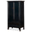 Teal Lacquer Tall Tapered Cabinet