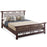 Chinese Furniture, Lattice Bed, Chocolate
