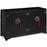 Double-Sided Cabinet, Black Lacquer