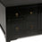 Low Apothecary's Cabinet, Black Lacquer