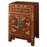 Small Butterfly Cabinet, Red Lacquer