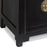 Two Drawer Filing Cabinet, Black Lacquer