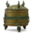 Chinese Bronze Lidded Dui Food Vessel