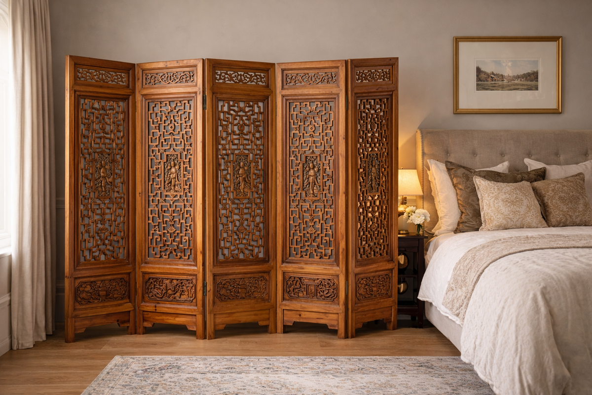 Antique Chinese Carved Panels: Bringing Timeless Craftsmanship into Modern Interiors