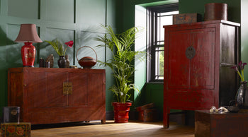 Using reds in your interiors, Chinese red lacquer furniture