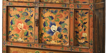 Tibetan Painted Cabinet