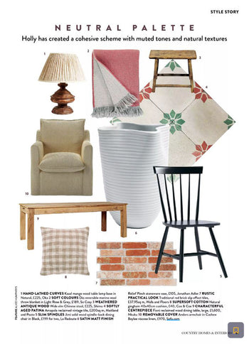 Wide Chinese Elm Stool