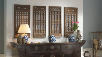 Chinese antique carved wall panels