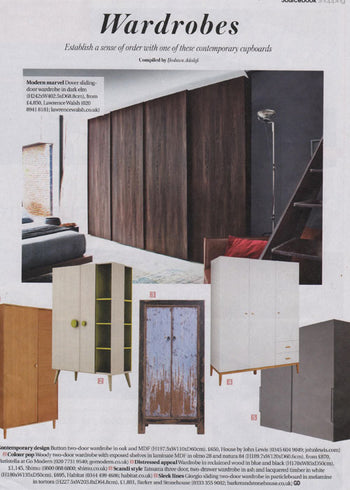 Blue and Black Wardrobe