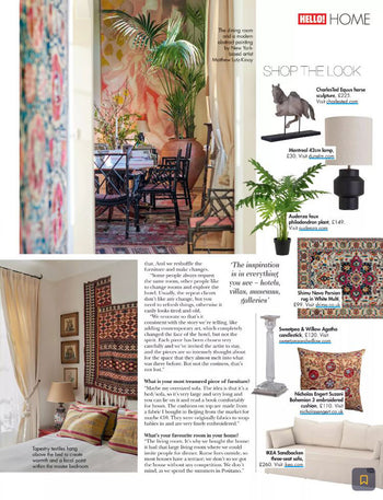 Nova Persian Rug, Hello Magazine