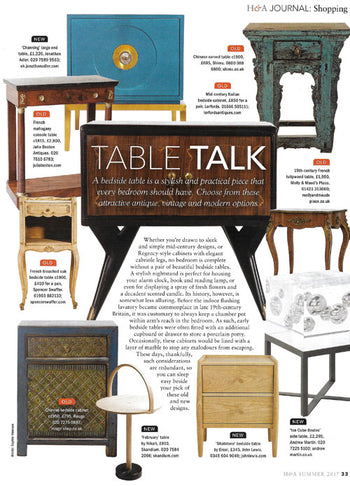 Blue Antique Side Table