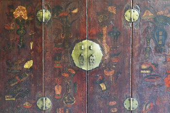 Qinghai armoire detail