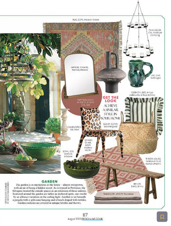 Red Magazine, Antique Chinese Bench