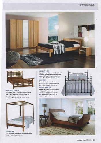 Asian Contemporary Lattice Bed