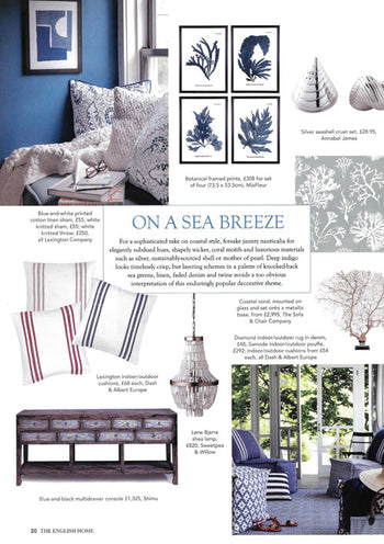 Blue and Black Multi-Drawer Console