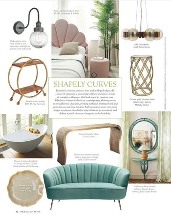 Curved Console Table, The English Home