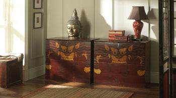 Antique Chinese Tiger Chests