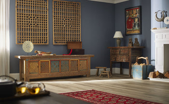 Xinjiang Sideboard, Chinese Antique Carved Coffer