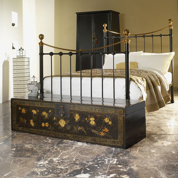 Chinese Painted Antique Trunk