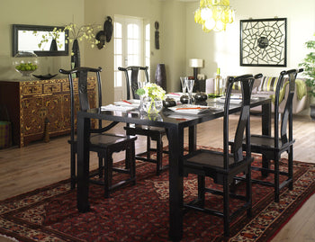Black Lacquer Dining Set