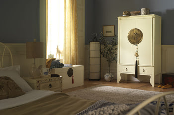 Cream Lacquer Bedroom Furniture