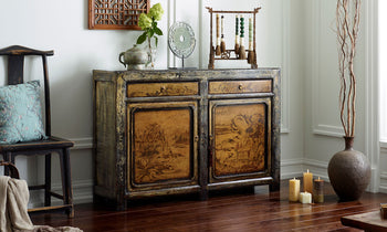 China Seasons Painted Sideboard