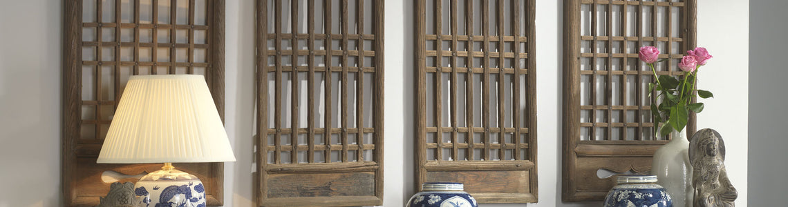 Vintage Room Divider Screen