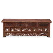 Carved Kang Table with Drawers