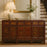 Large Painted Red Lacquer Sideboard (AI Generated Image)