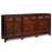 Large Painted Red Lacquer Antique Mongolian Sideboard