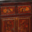 Large Painted Red Lacquer Antique Mongolian Sideboard