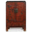 Antique Red Painted Shanxi Side Cabinet
