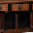 Chinese Antique Altar Cabinet with Carved Spandrels