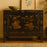 Antique Black Painted Shanxi Two Door Cabinet
