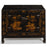 Antique Black Painted Shanxi Two Door Cabinet