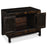 Antique Black Painted Shanxi Two Door Cabinet