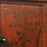 Red and Gold Antique Chinese Wedding Cabinet with Birds