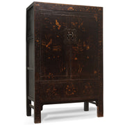 Chinese Antique Black Shanxi Painted Armore