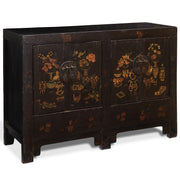 Antique Shanxi Painted Double Cabinet