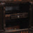 Chinese Antique Black Lacquer Painted Double Cabinet