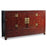 Red and Gold Painted Sideboard