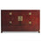 Red and Gold Painted Sideboard