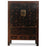 Black Lacquer Shanxi Cabinet with Butterflies